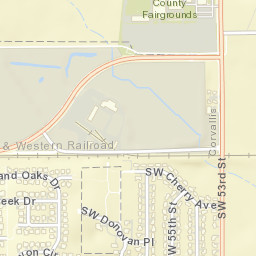 430 Southwest 53rd Street, Corvallis, OR Street Map