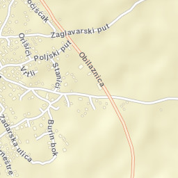 Novalja Street Map
