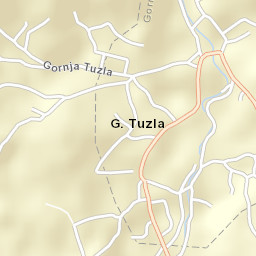 Gornja Tuzla Street Map