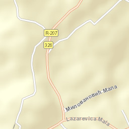 Brdarica Street Map