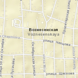 Voznesenskaya Street Map