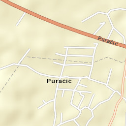 Puračić Street Map
