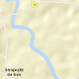 Strejeștii de Sus Street Map