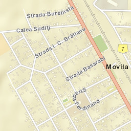 Comuna Movila Street Map