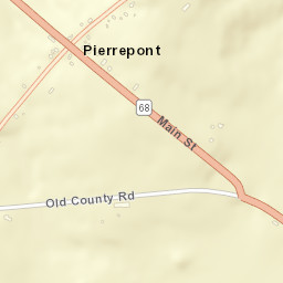 Pierrepont New York Street Map