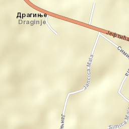 Draginje Street Map