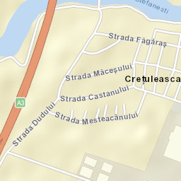 Comuna Ştefãneştii De Jos Street Map