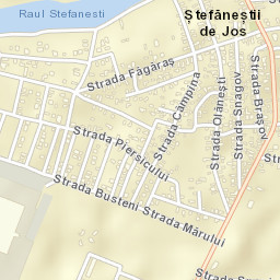 Ştefăneştii de Jos Street Map