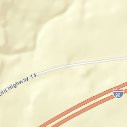 Old U.S. 14, Beulah, WY 82712, USA Street Map