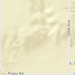 North Bluff Street, Blunt, SD 57522, USA Street Map