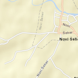 Novi Šeher Street Map