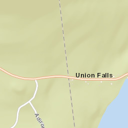 Union Falls New York Street Map