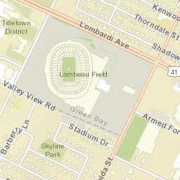 1906-1920 South Ridge Road, Ashwaubenon Street Map