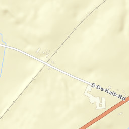 East De Kalb New York Street Map