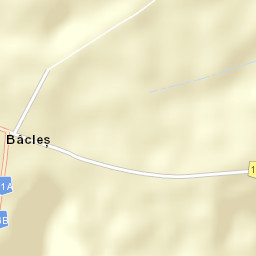 Comuna Bâcleş Street Map
