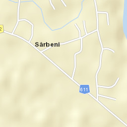 Sârbeni Street Map