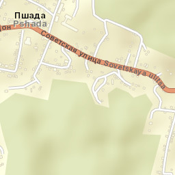 Pshada Street Map