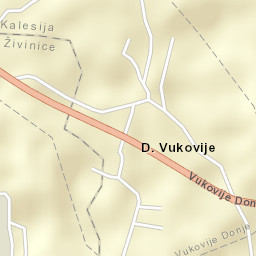 Vukovije Donje Street Map