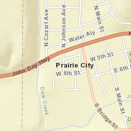 101-151 North Main Street, Prairie City, OR Street Map