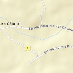 Comuna Cãlui Street Map