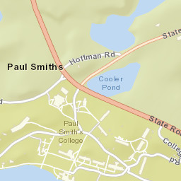 Paul Smiths New York Street Map