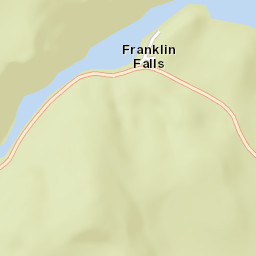 Franklin Falls New York Street Map