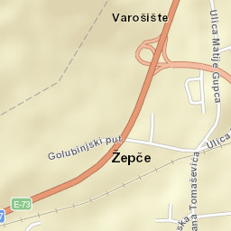 Žepče Street Map