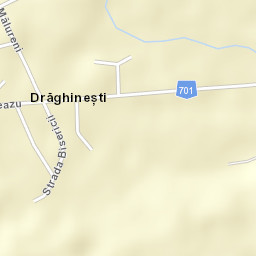 Drăghinești Street Map