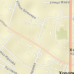 Khorol’ Street Map