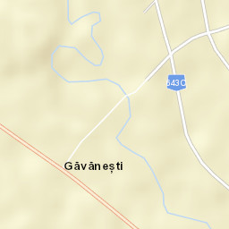 Comuna Găvăneşti Street Map