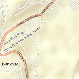 Banovići Street Map