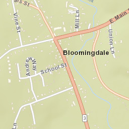 Bloomingdale New York Street Map