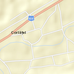 Corlăţel Street Map