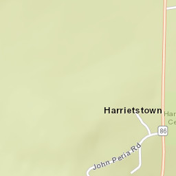 Harrietstown New York Street Map