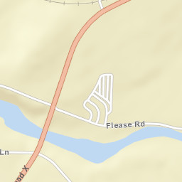 County Highway X, Weyauwega, WI Street Map