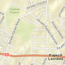 Popeşti-Leordeni Street Map