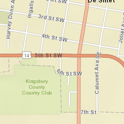 301-399 Poinsett Avenue Southwest, De Smet Street Map