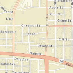 540 Daly Ave Wisconsin Rapids WI Street Map