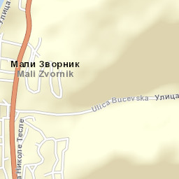 Mali Zvornik Street Map