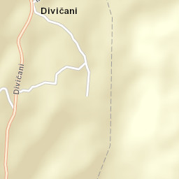 Divičani Street Map