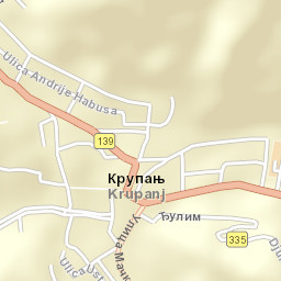 Krupanj Street Map