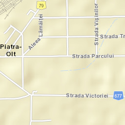 Piatra Olt Street Map