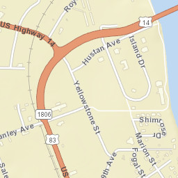 Fort Pierre, SD 57532, USA Street Map