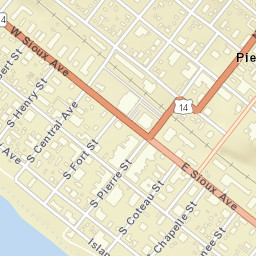 104 East Capitol Avenue, Pierre, SD 57501 Street Map