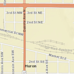 300 Dakota Avenue South, Huron, SD 57350 Street Map