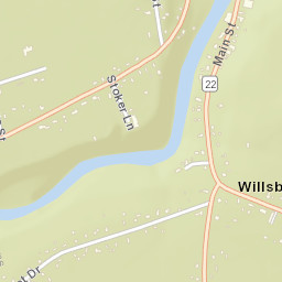 Willsboro New York Street Map