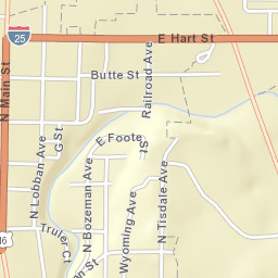 Buffalo, WY 82834, USA Street Map