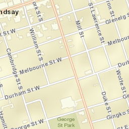 Lindsay Street Map