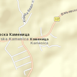 Kamenica Street Map
