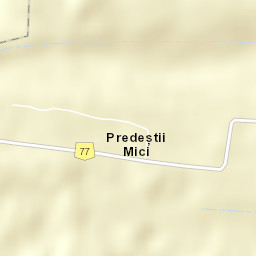 Comuna Predeşti Street Map